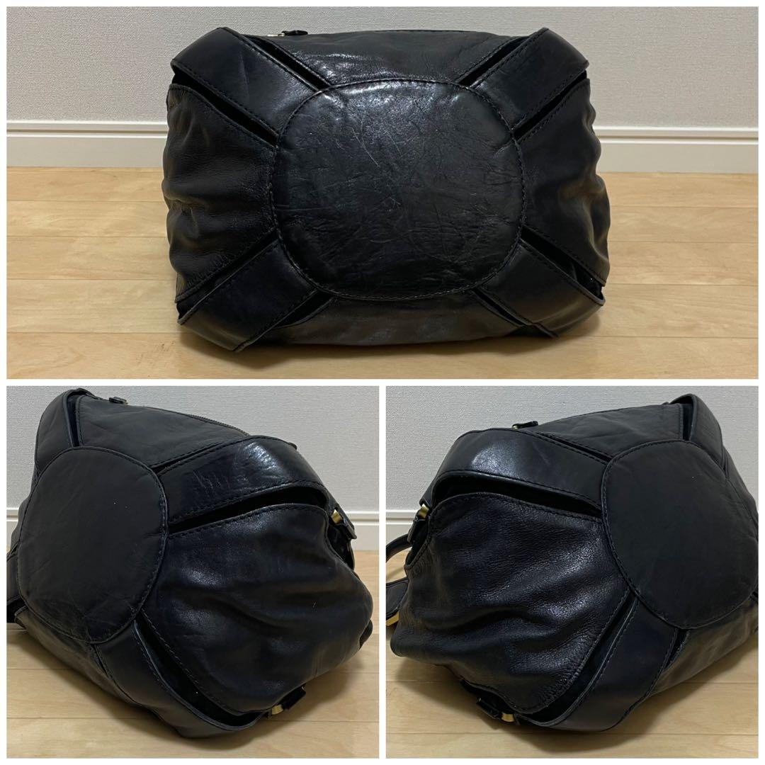 ■JIMMY CHOO(ジミーチュウ) 良品/ハンドバッグ / ブラック 黒