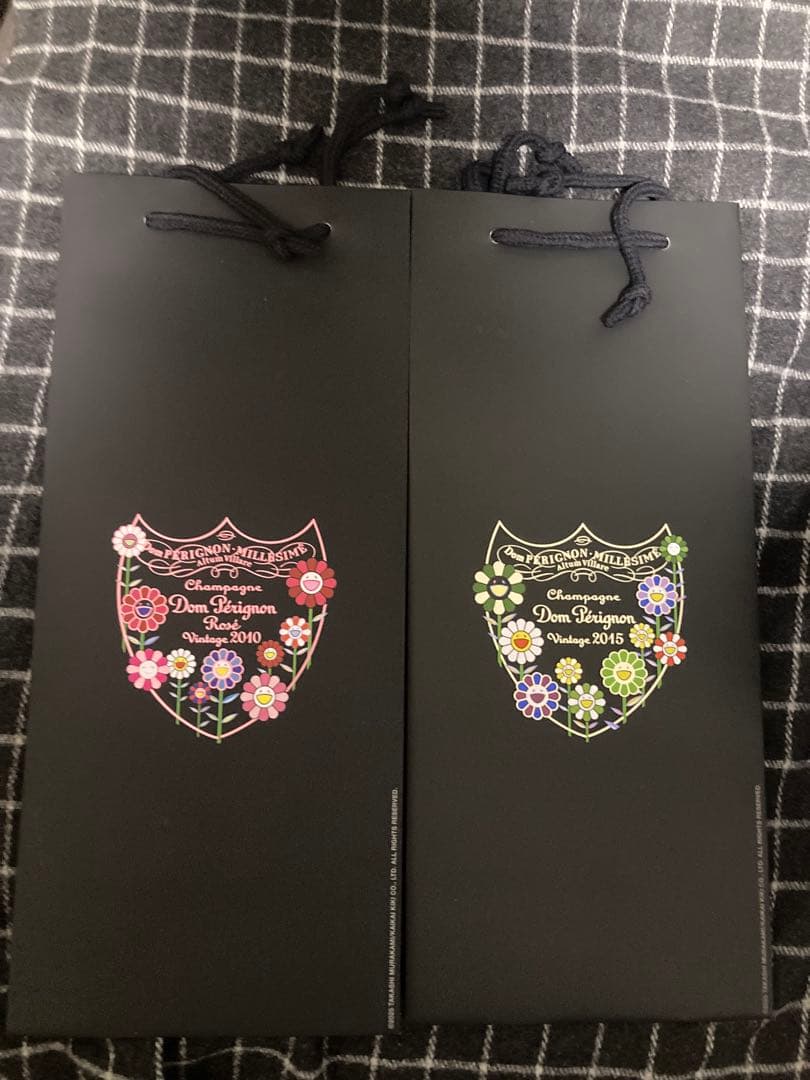 匿名配送】Dom Pérignon 村上隆 ドンペリ用ショッパー(紙袋) - メルカリ