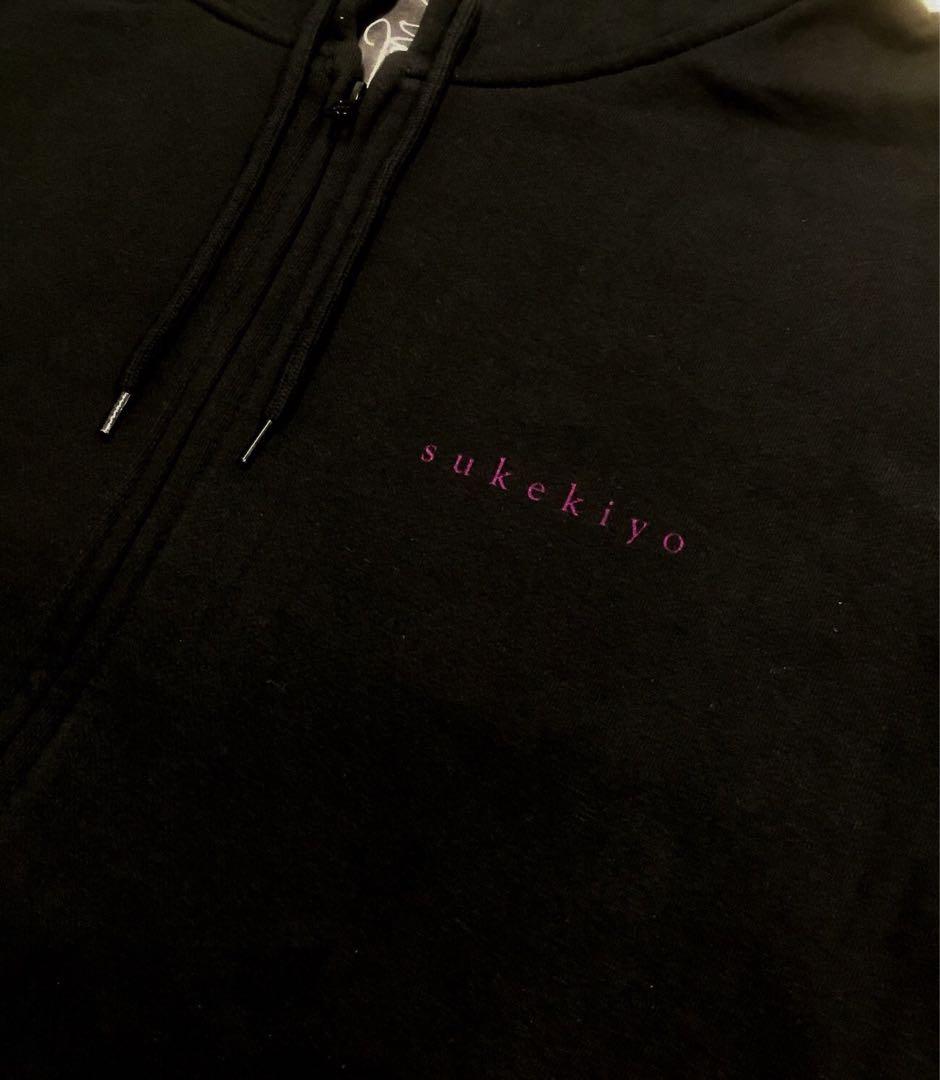 sukekiyo TOUR2022 フード付きジップパーカー 黒　清水真理