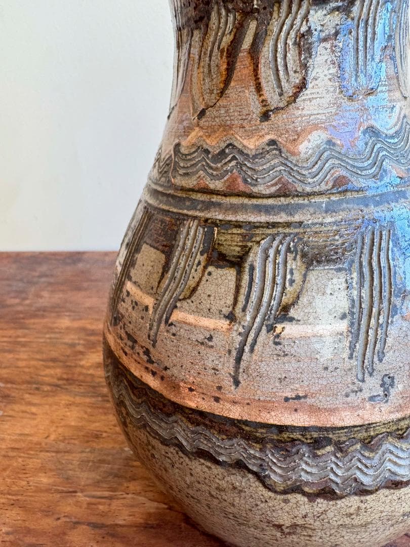 骨董品】北山雲平作 九谷焼 花文金彩 飾物/茶道具（共箱・栞付き