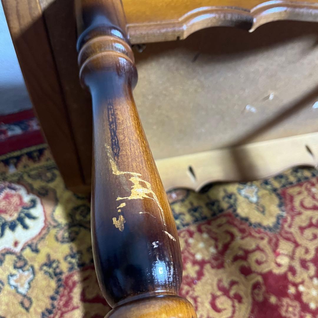 カリモク】 コロニアル サイドテーブル TC200JK ビンテージ 木製