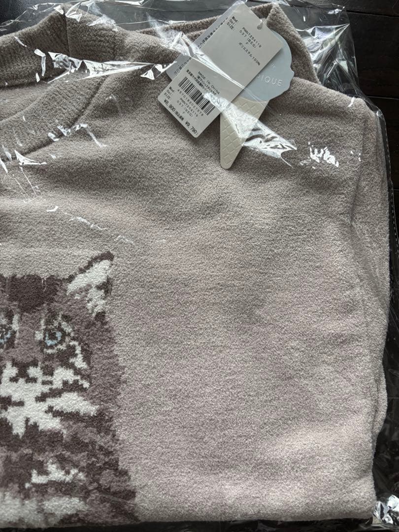 ジェラートピケパジャマ ルームウェア ツインズキャットジャガードプルオーバー