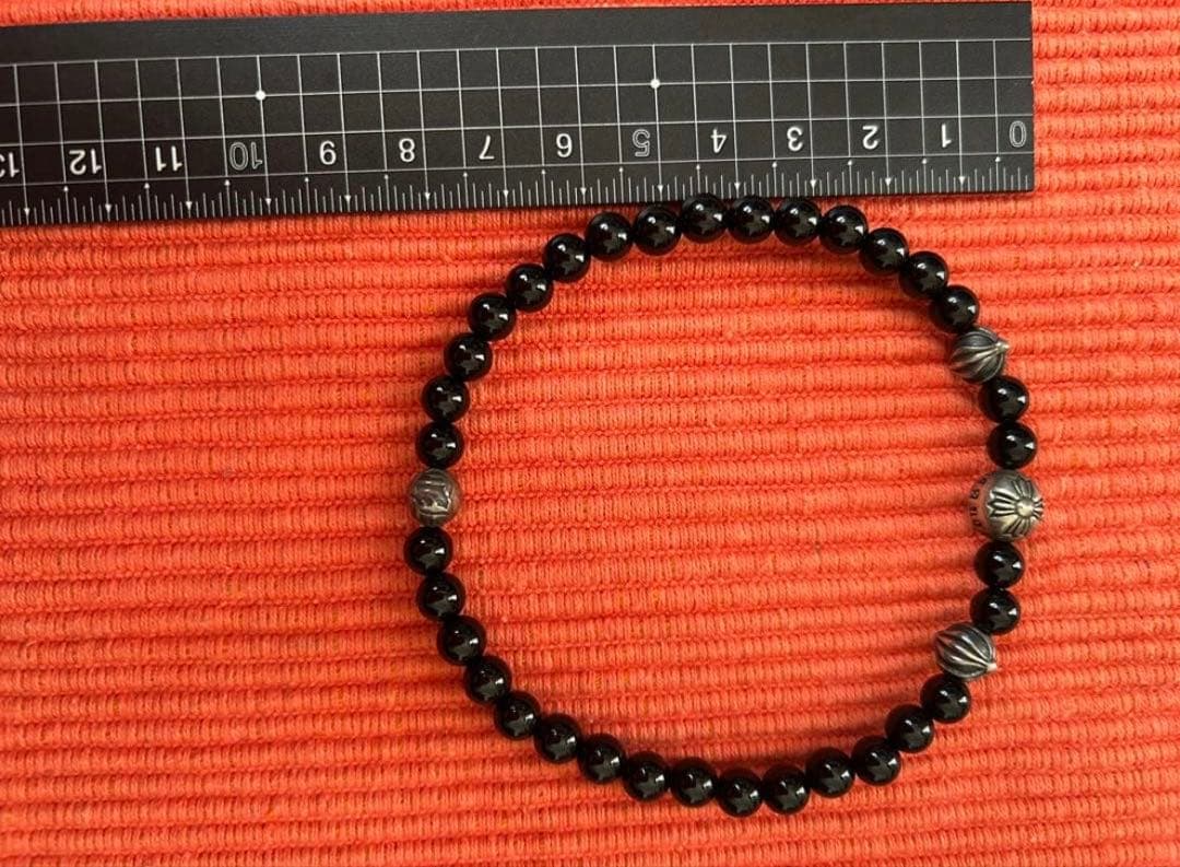 Chrome Hearts オニキスブレスレット
