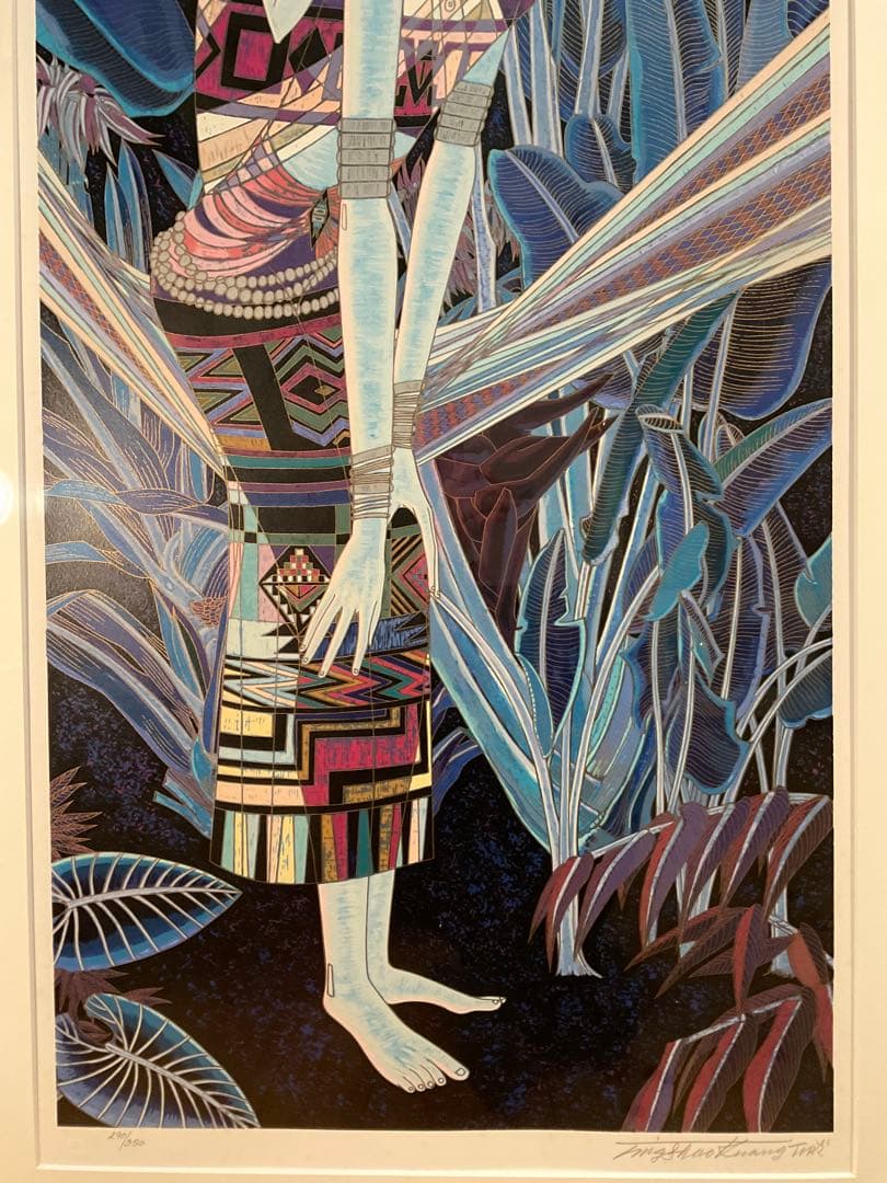 ティンシャオカン(丁紹光)「希望の光」シルクスクリーン 直筆サイン