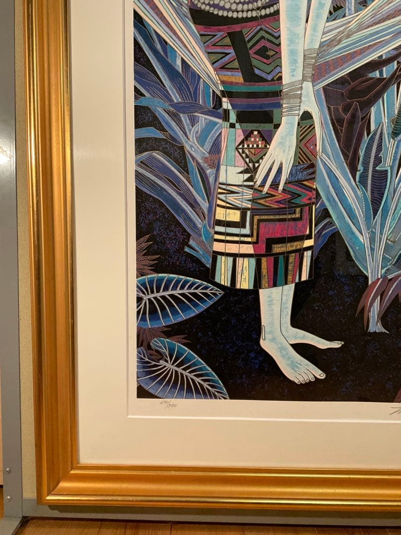 ティンシャオカン(丁紹光)「希望の光」シルクスクリーン 直筆サイン