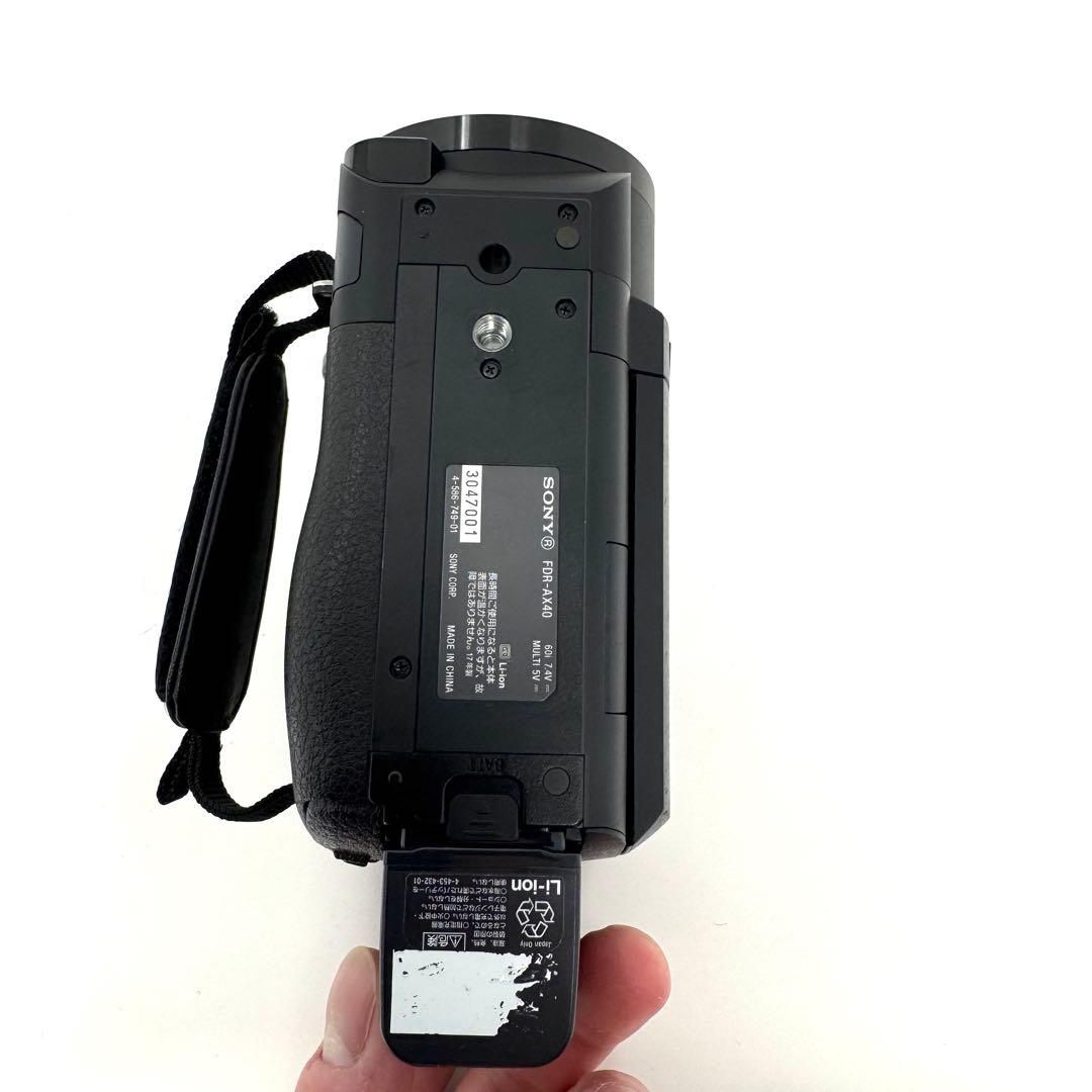 SONY FDR-AX40 ブラック デジタルビデオカメラ 【中古】
