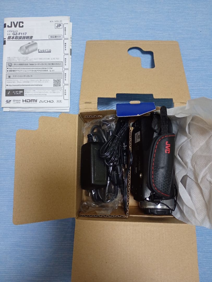 k*j様 【希少 美品 大人気】JVC Everio GZ-F117-B 内蔵バ