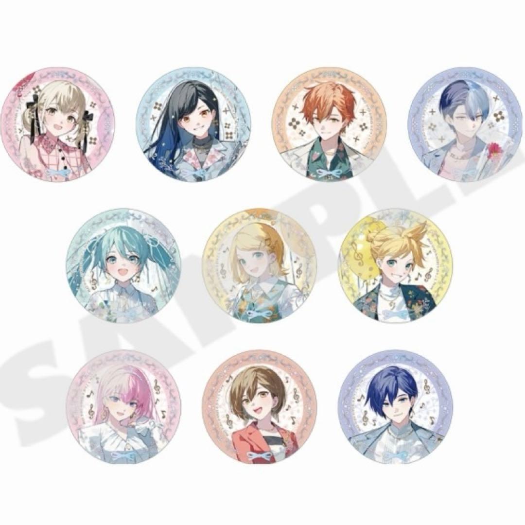 初音ミク　プロセカ　感謝祭　4th 缶バッジ　BOX 未開封　彰人　冬弥　こはね