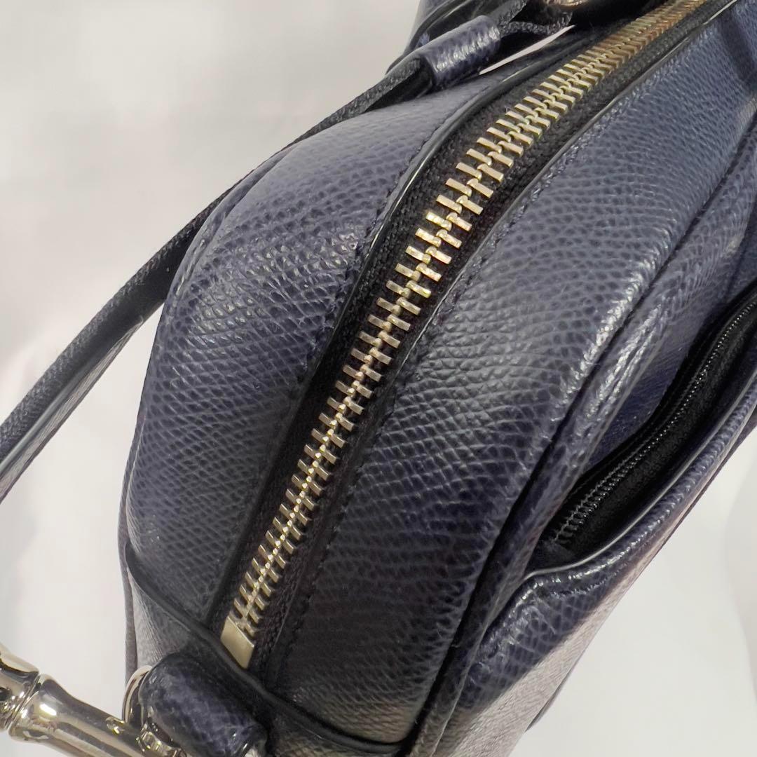 COACH ネイビー ビジネスバッグ