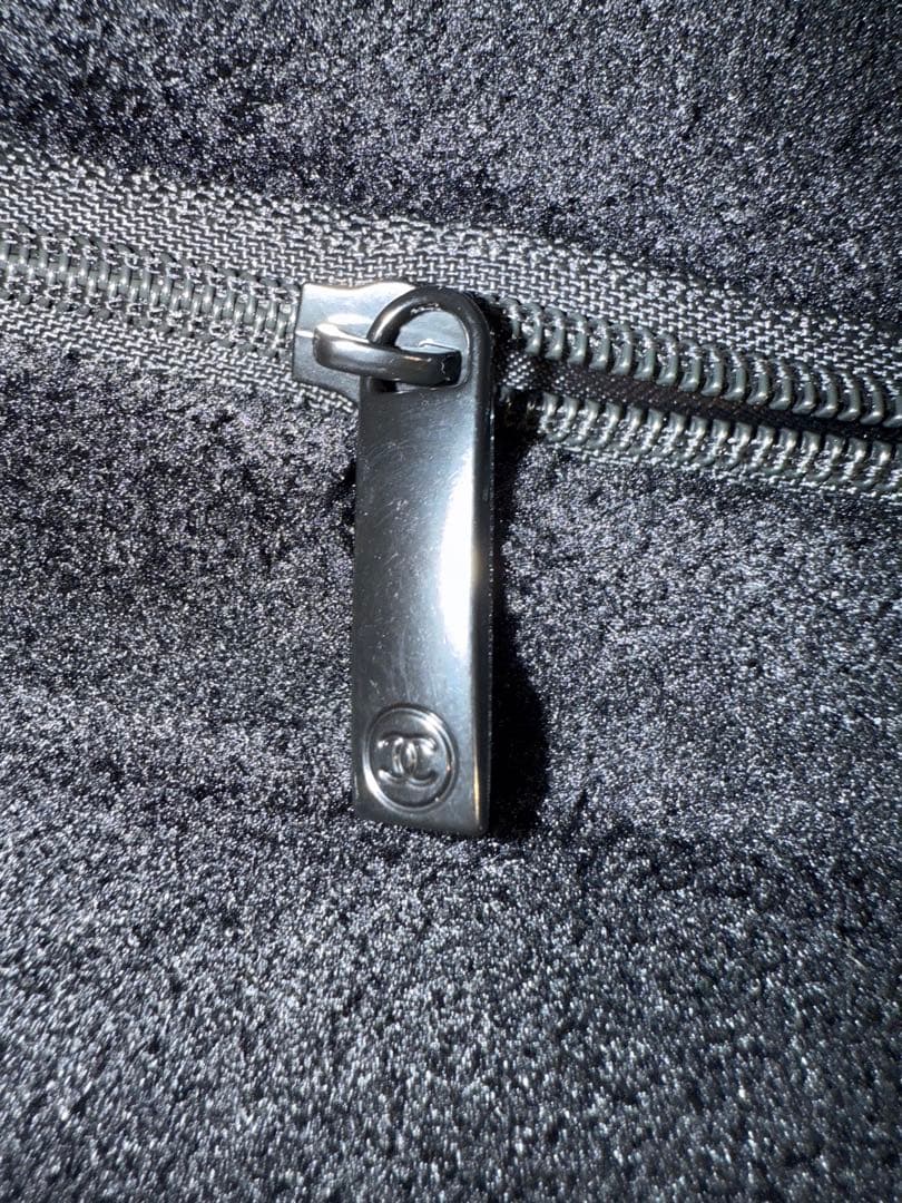 新品　シャネル　ノベルティ　ショルダーバッグ　非売品　ブラック　パイル　エナメル