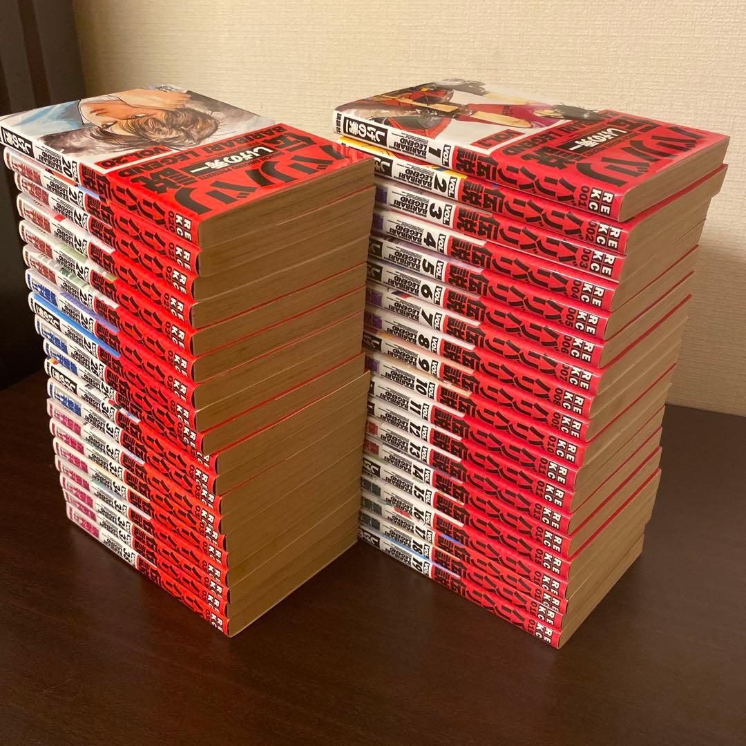 バリバリ伝説 新装版 全38巻 全巻セット 初版 特製トレカ付き しげの秀一