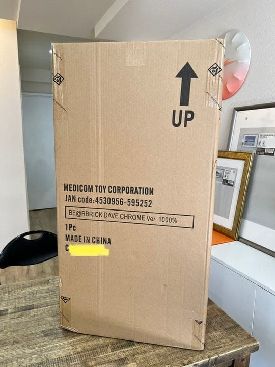 ミニオンBE@RBRICK DAVE CHROME Ver. 1000％即日発送