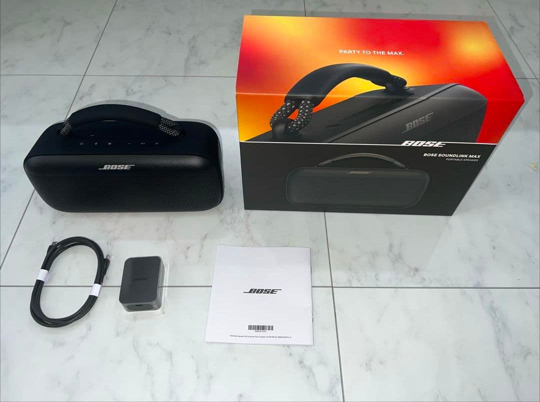 Bose SoundLink Max ポータブルスピーカー ブラック BOSE ポータブル Bluetoothスピーカー SoundLink Max Portable Speaker