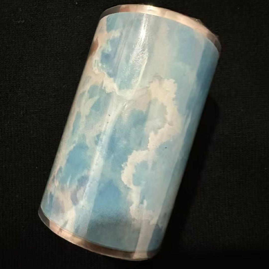 9041】海外 マステ 5.85m巻 PETマスキングテープ 雲 装飾系