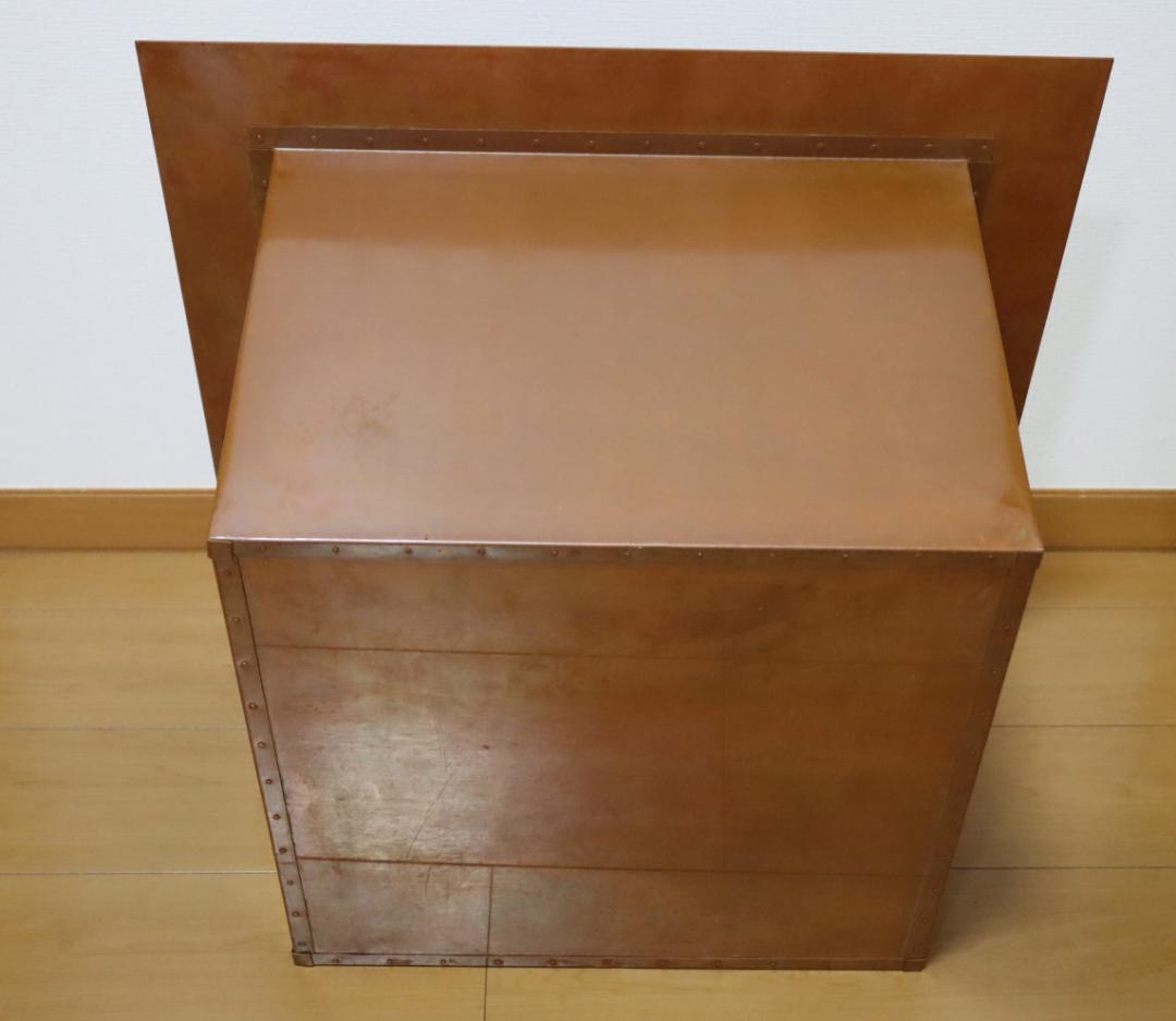 茶道具 炉おとし 別上 炉壇 銅おとし 囲炉裏 箱有 美術品