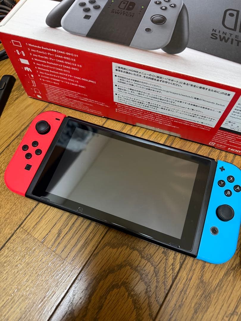 Nintendo Switch本体セット ケース・スタンド付き 動作確認済