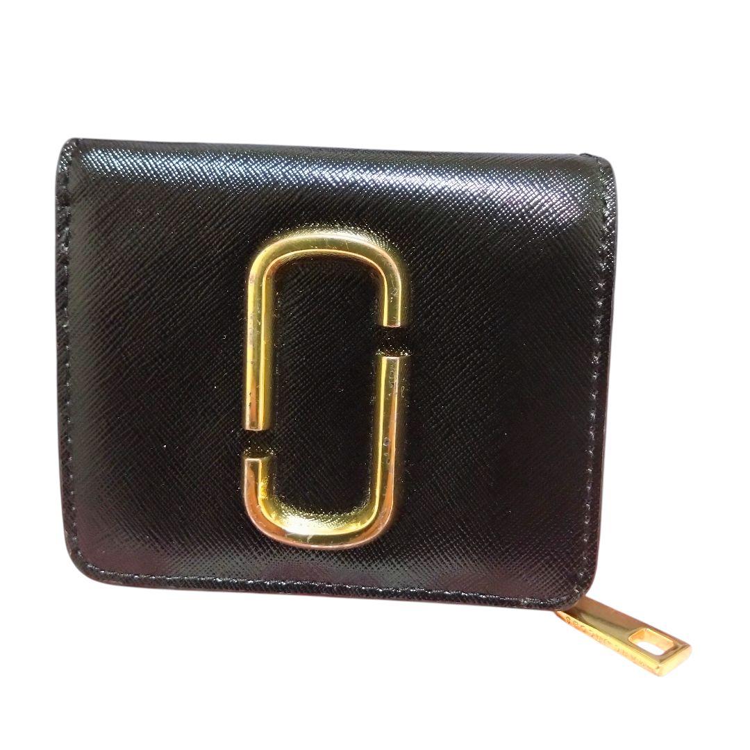 極美品 マークジェイコブス 2つ折り財布 バイカラー 金ロゴ - メルカリ