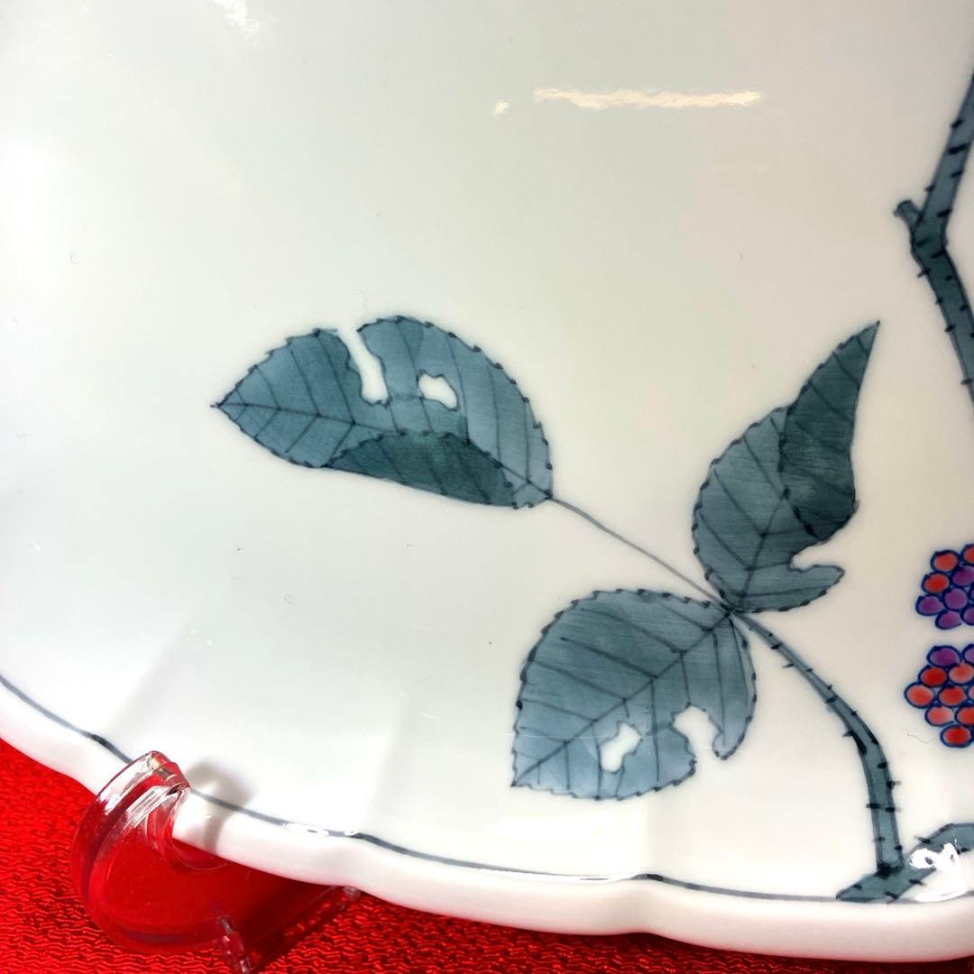 有田焼 館源窯 館林喜助工房 染錦楕円浅鉢 楕円皿 - メルカリ