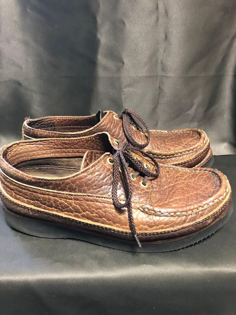 入手困難☆ラッセルモカシン　別注　オネイダ　バイソンレザー　シボ革