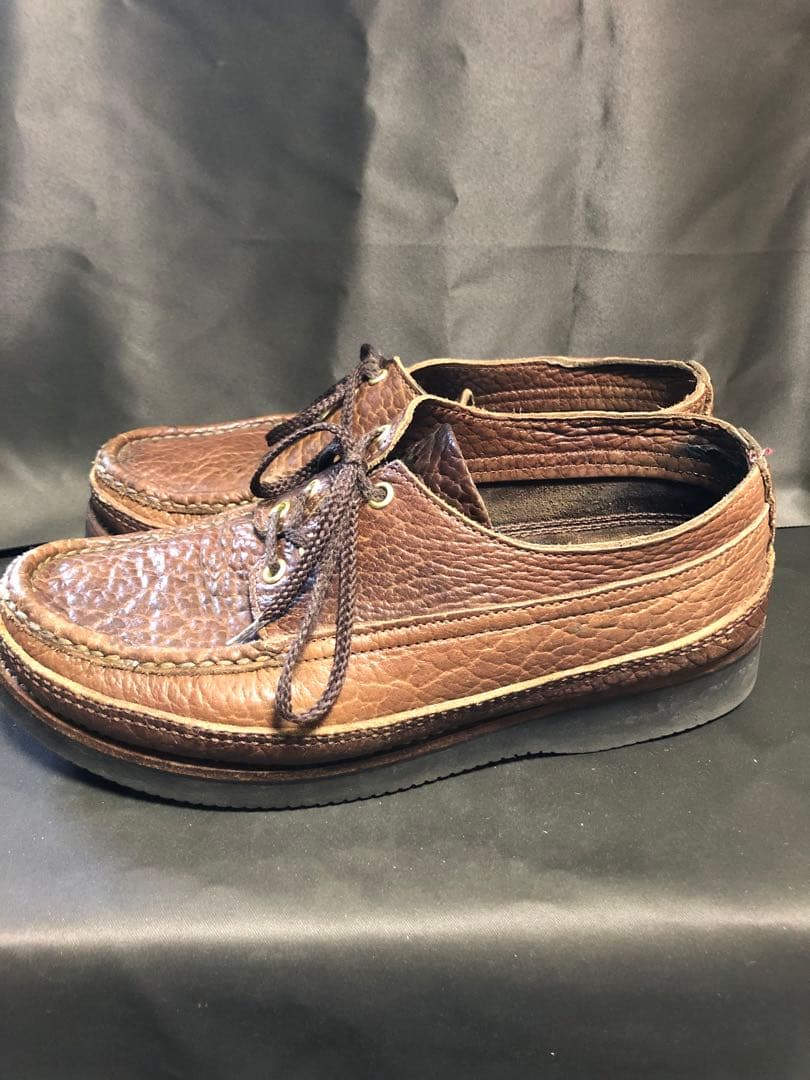 入手困難☆ラッセルモカシン　別注　オネイダ　バイソンレザー　シボ革