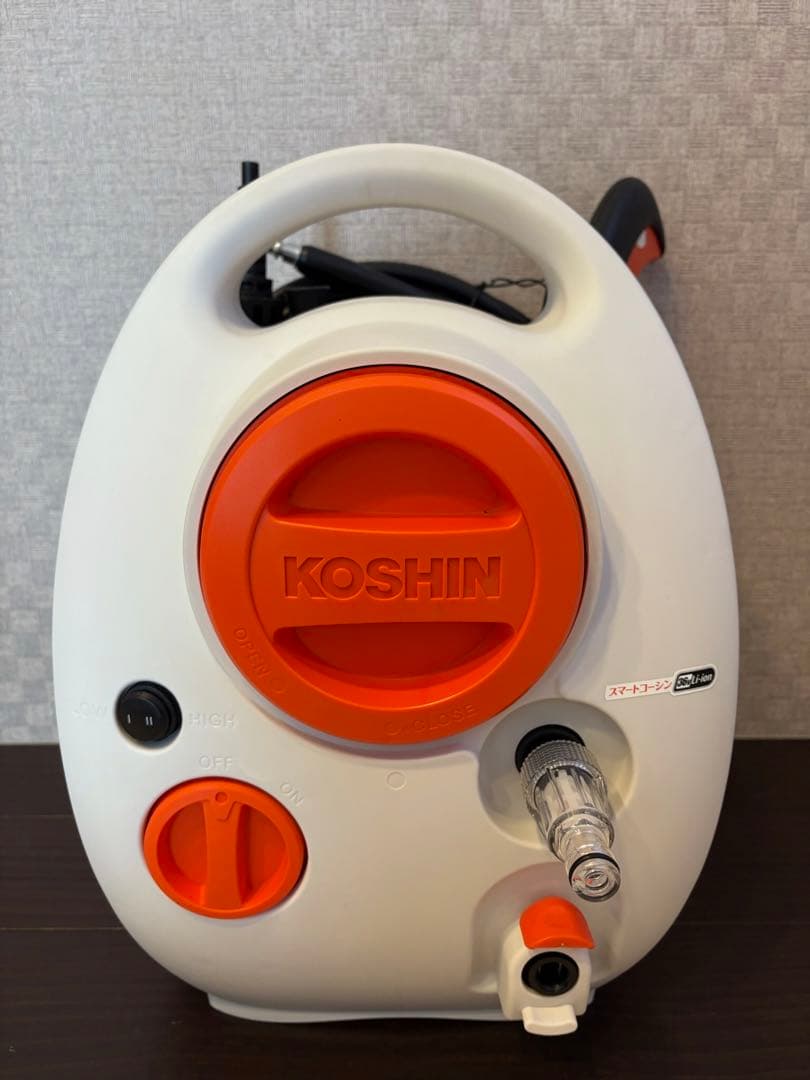 koshin工進 SJC-3650 充電式高圧洗浄機36v 5.0Ah