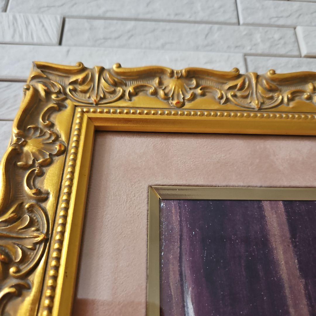 鏡の前の装い　ジュール　ジェームス　ルージュロン　ポスター切り取りの額装