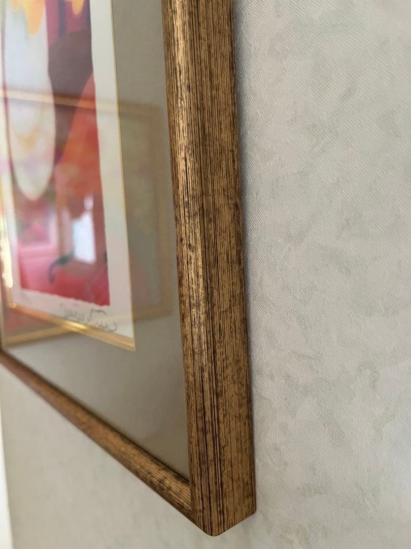 限定版画 額入り エディション番号、証明書.直筆サイン19/140 ジニー・キム