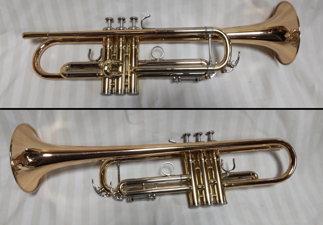 YAMAHA　トランペット美品ハードケース　YTR800G　ベルはゴールドブラス