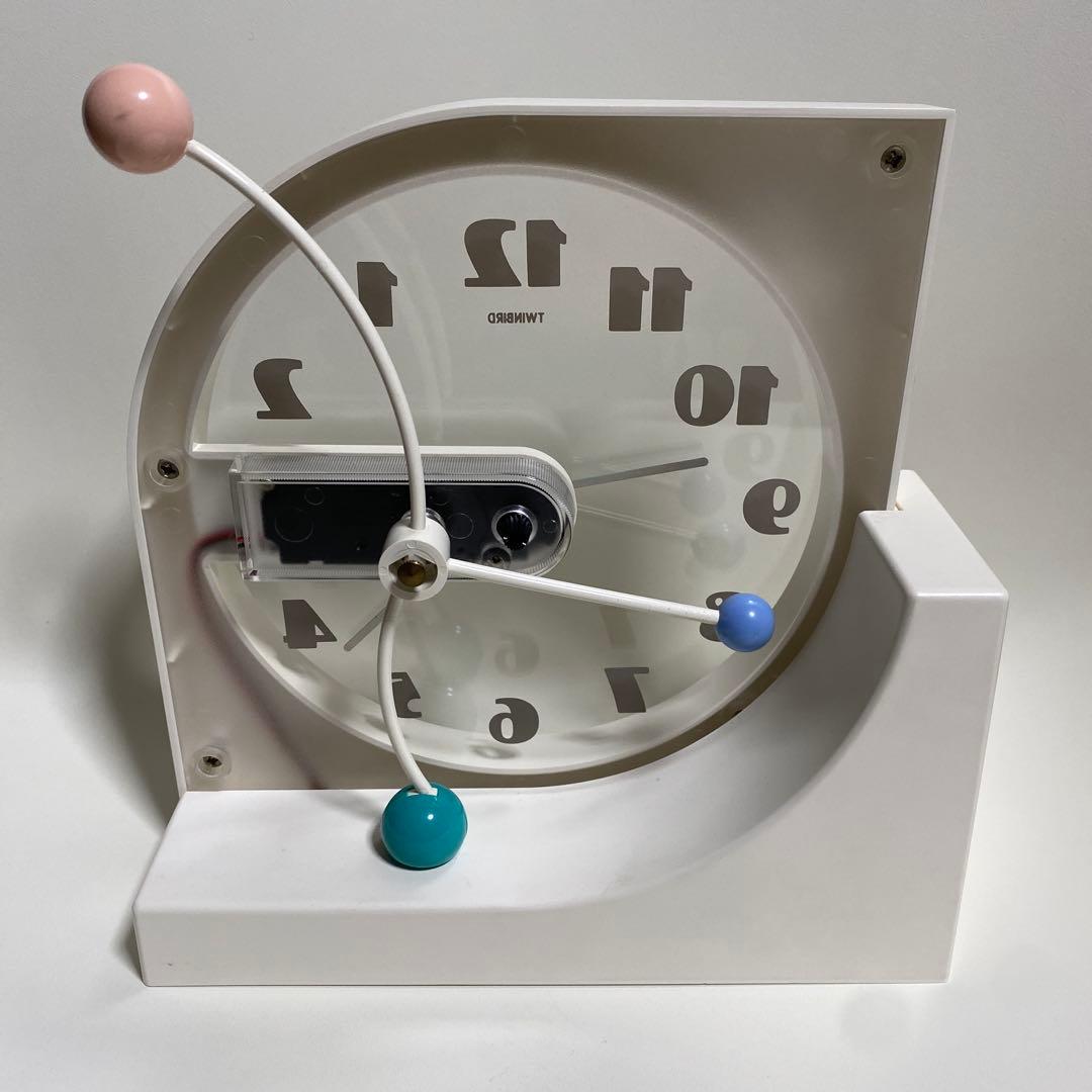 置き時計 ツインバード ポストモダン ミッドセンチュリー スペースエイジ