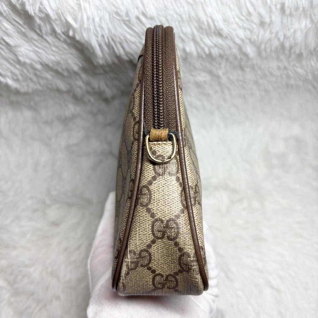 ✨美品✨ グッチ GGスプリーム ショルダーバッグ レザー ベージュ 2way