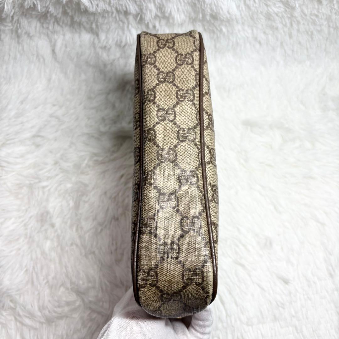 ✨美品✨ グッチ GGスプリーム ショルダーバッグ レザー ベージュ 2way