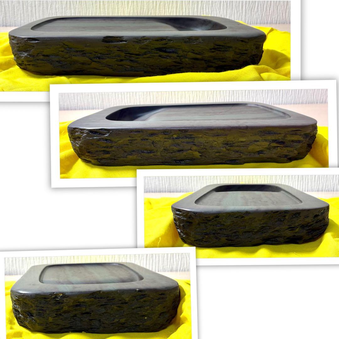 未使用 箱付き 赤間硯 赤間紫金石 昭竜山作 約2キロ 赤間