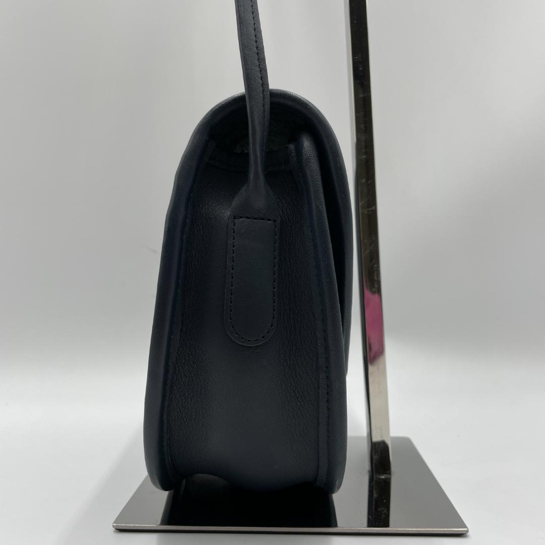 良品 COACH ショルダーバッグ レザー ブラック オールドコーチ