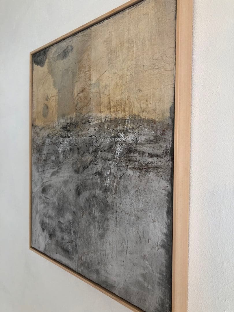 抽象画　F10 530×455 Acrylic on canvas原画