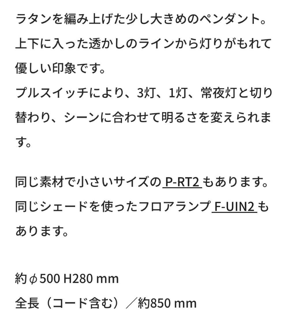 ⭐︎truck furniture 新品ラタンペンダント