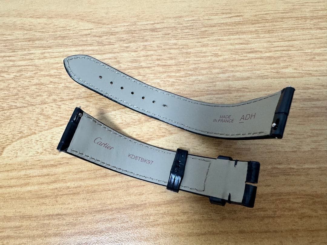 美品】タンクルイカルティエ 純正革ベルト レギュラーサイズ