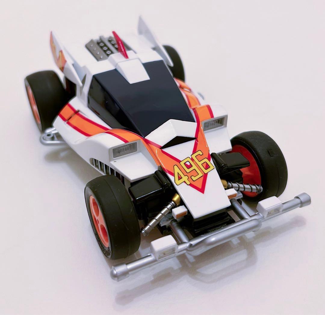 【 アニメ再現・全塗装】ボディ+シャーシ ダッシュ！四駆郎 スーパーエンペラー