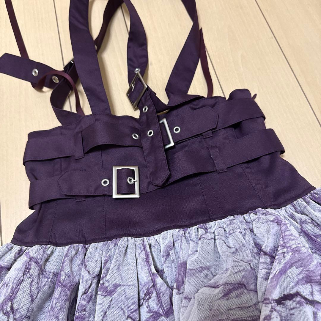 アリスアンドザパイレーツ　Spooky Shadow コルセットスカート　紫