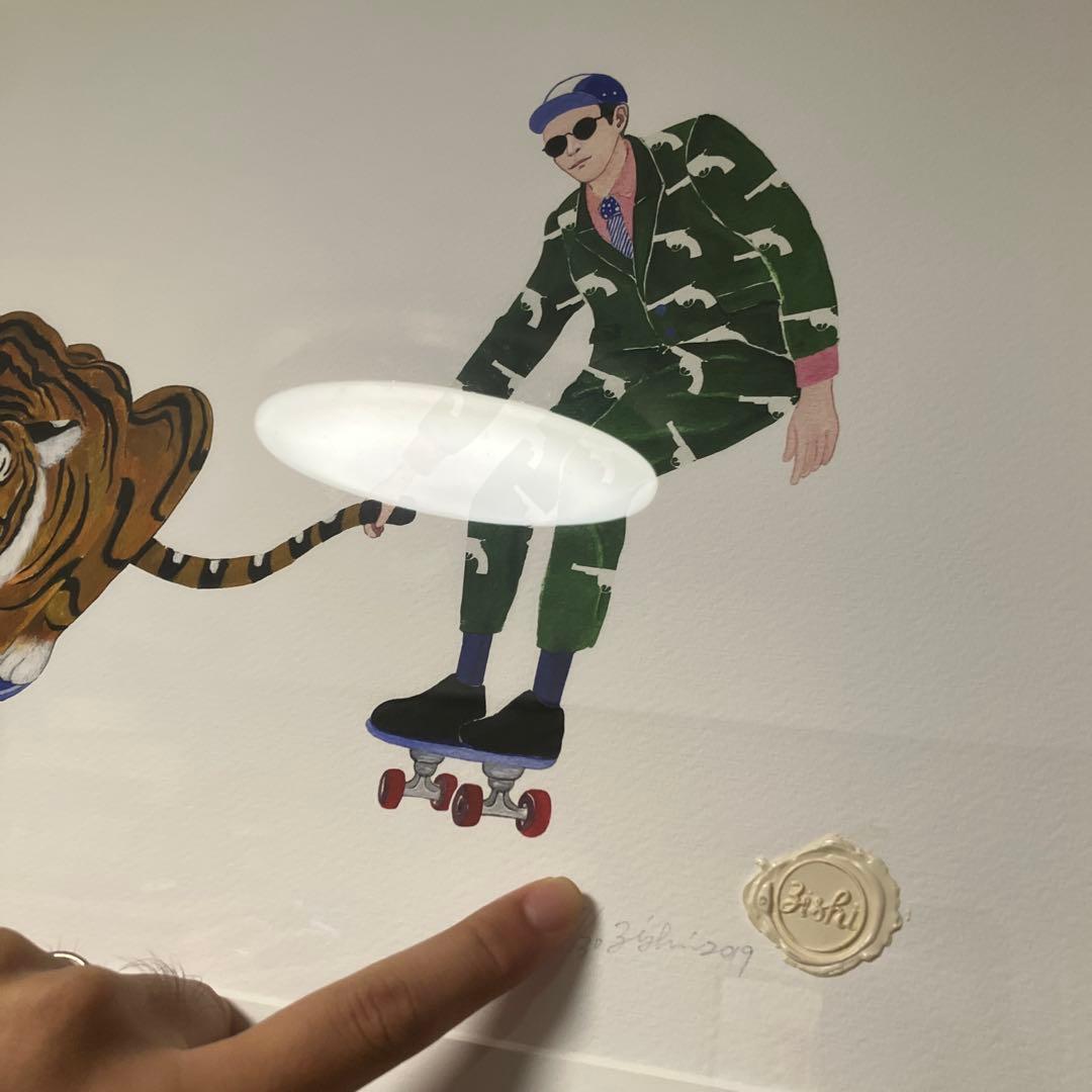 ZISHI シルクスクリーン② COMOLI AURALEE ENNOY