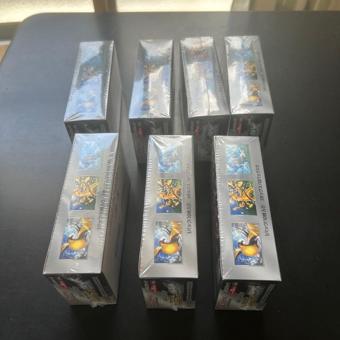 シャイニートレジャーexシュリンク付きBox7個