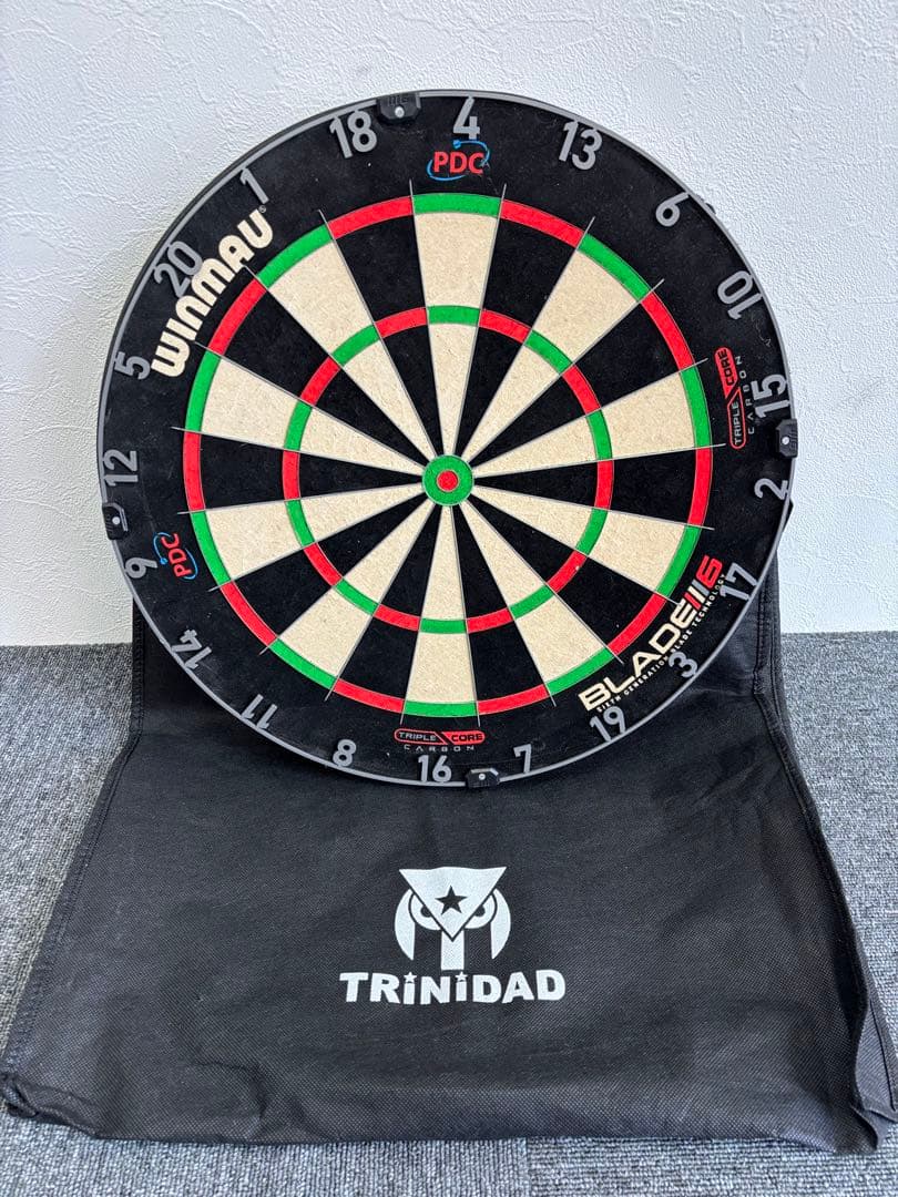 WINMAU BLADE 6 ダーツボード トリニダードカバー付き