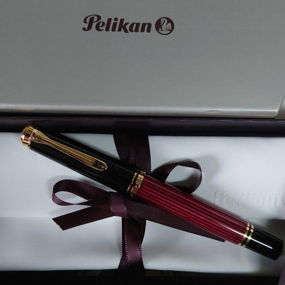 Pelikan M400 赤 ペン先F