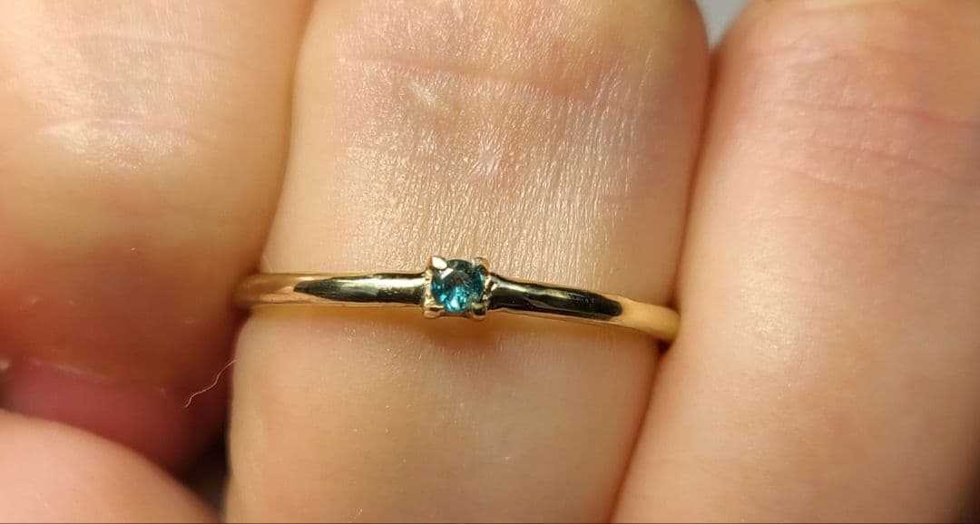 JiJikoro☆様専用☆ブラジルバターリャパライバトルマリンリング