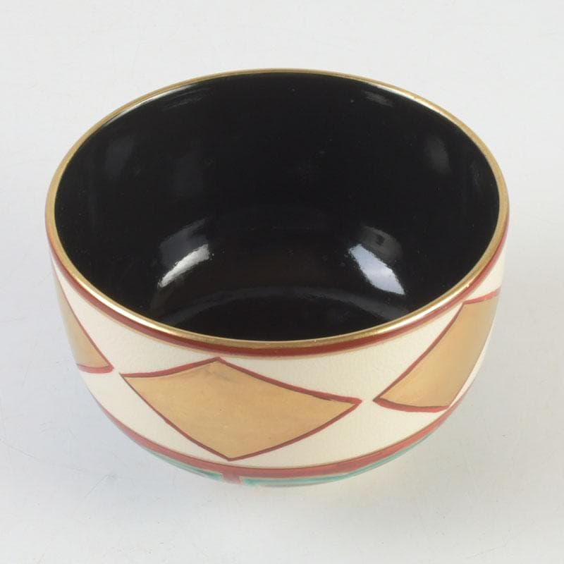 茶道具 京焼 橋本永豊造 仁清写 金菱 茶碗 時代箱 V 9835 - メルカリ