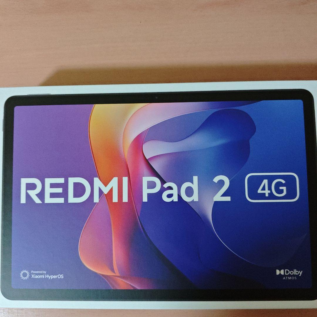 【即日発送可能】REDMI Pad 2 4G 128GB グラファイトグレー Redmi Xiaomi シャオミ Pad 2 セルラー 4GB/128GB グラファイトグレー