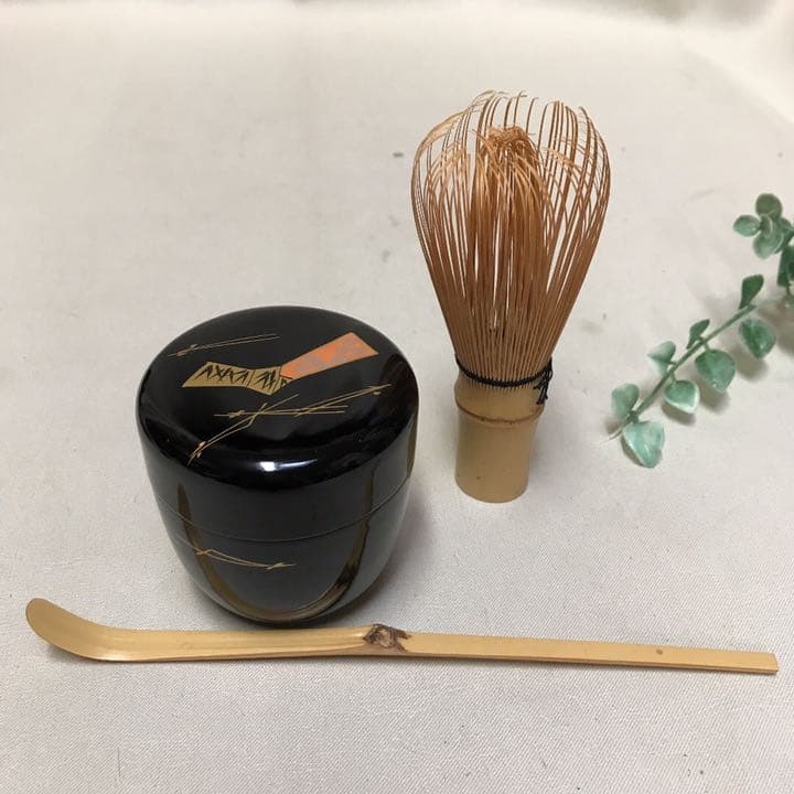 お茶道具一式 茶碗、水指、建水、棗、茶筅、茶杓、茶柄杓、蓋置き、短冊