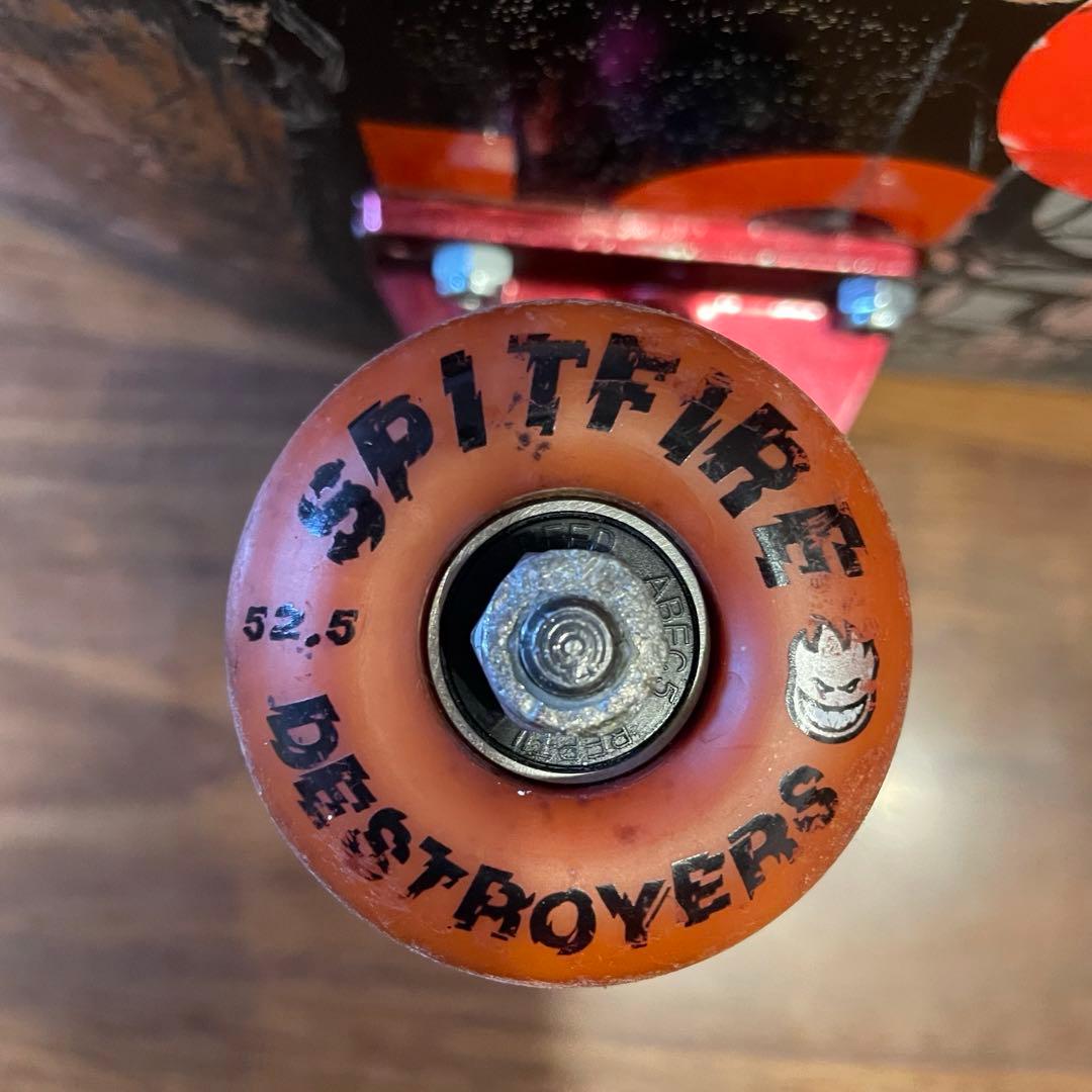 タイトブース　スケボー　コンプリート　スケートボード　スピットファイア　8インチ