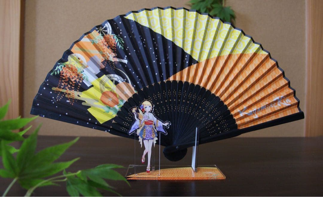 マジカルミライ2019 エテルノレシ　リン 扇子　扇子スタンド　色紙　缶バッジ