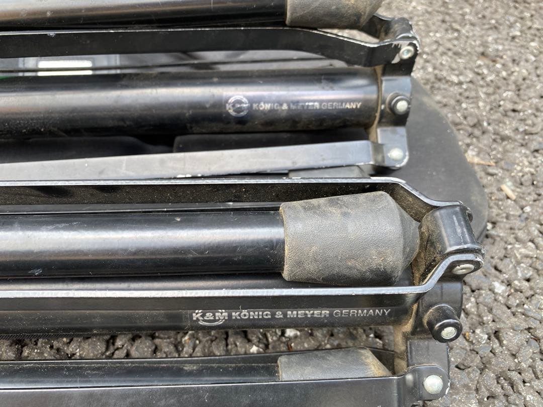 K&M スピーカースタンド 2本セット ケース付き！