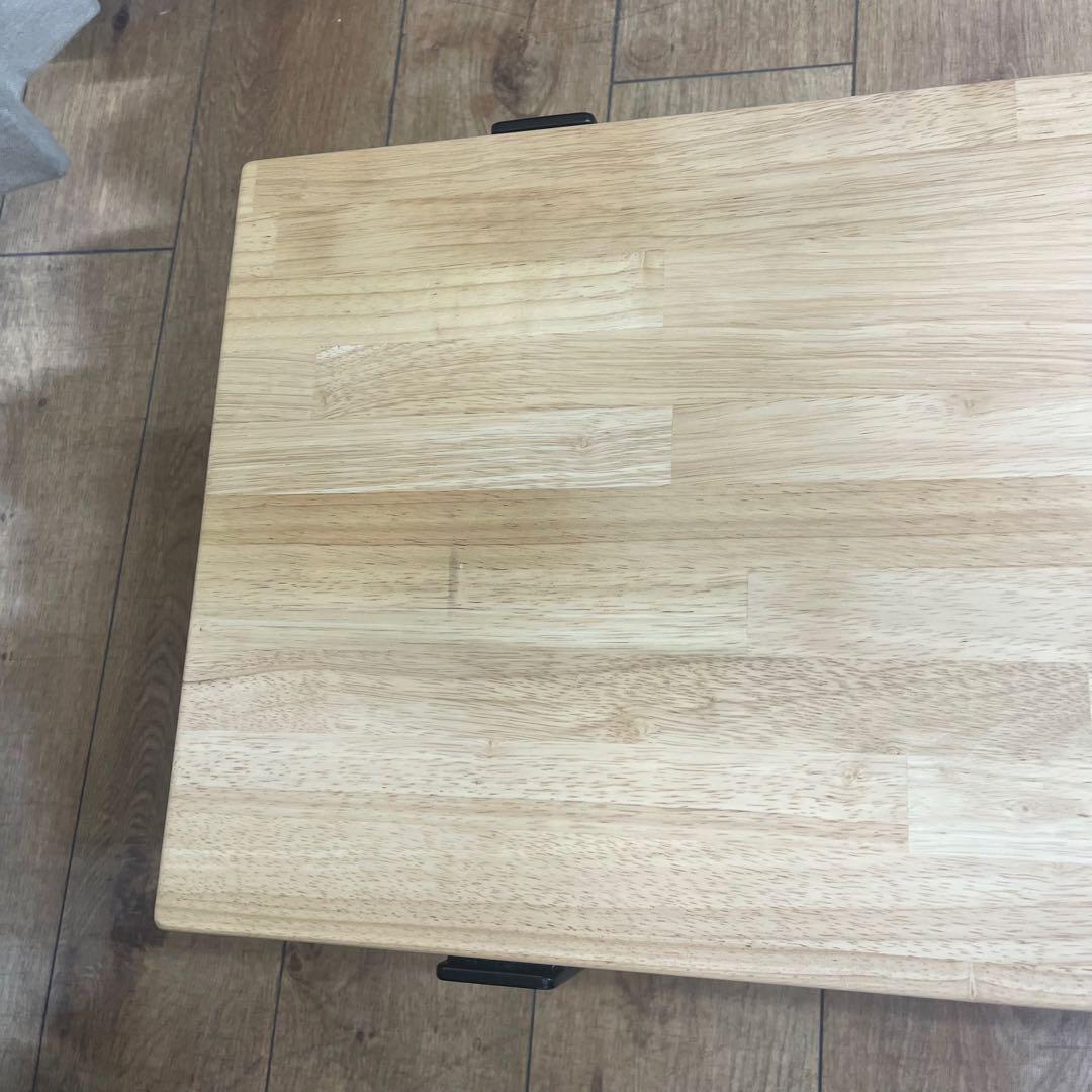 KANADEMONO ダイニングテーブル 120×40ラバーウッドナチュラル